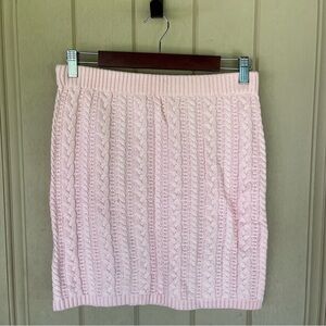 Meshki Pink Sweater Skirt